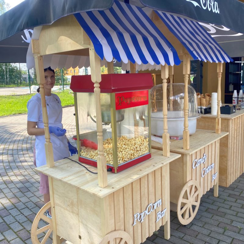 попкорн на выставку