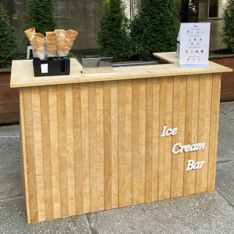 выездной бар мороженого