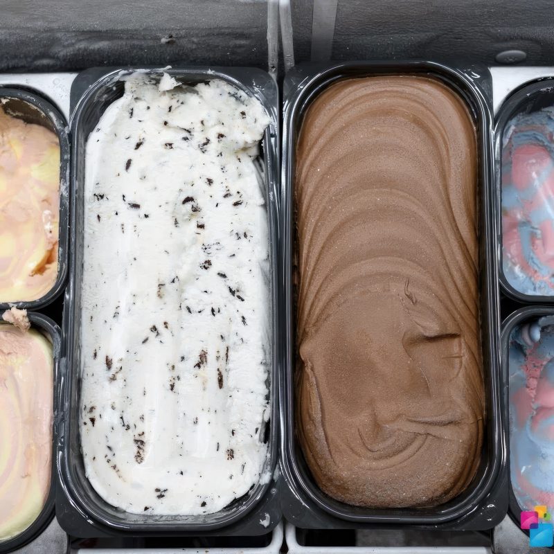 мороженое с топпингами